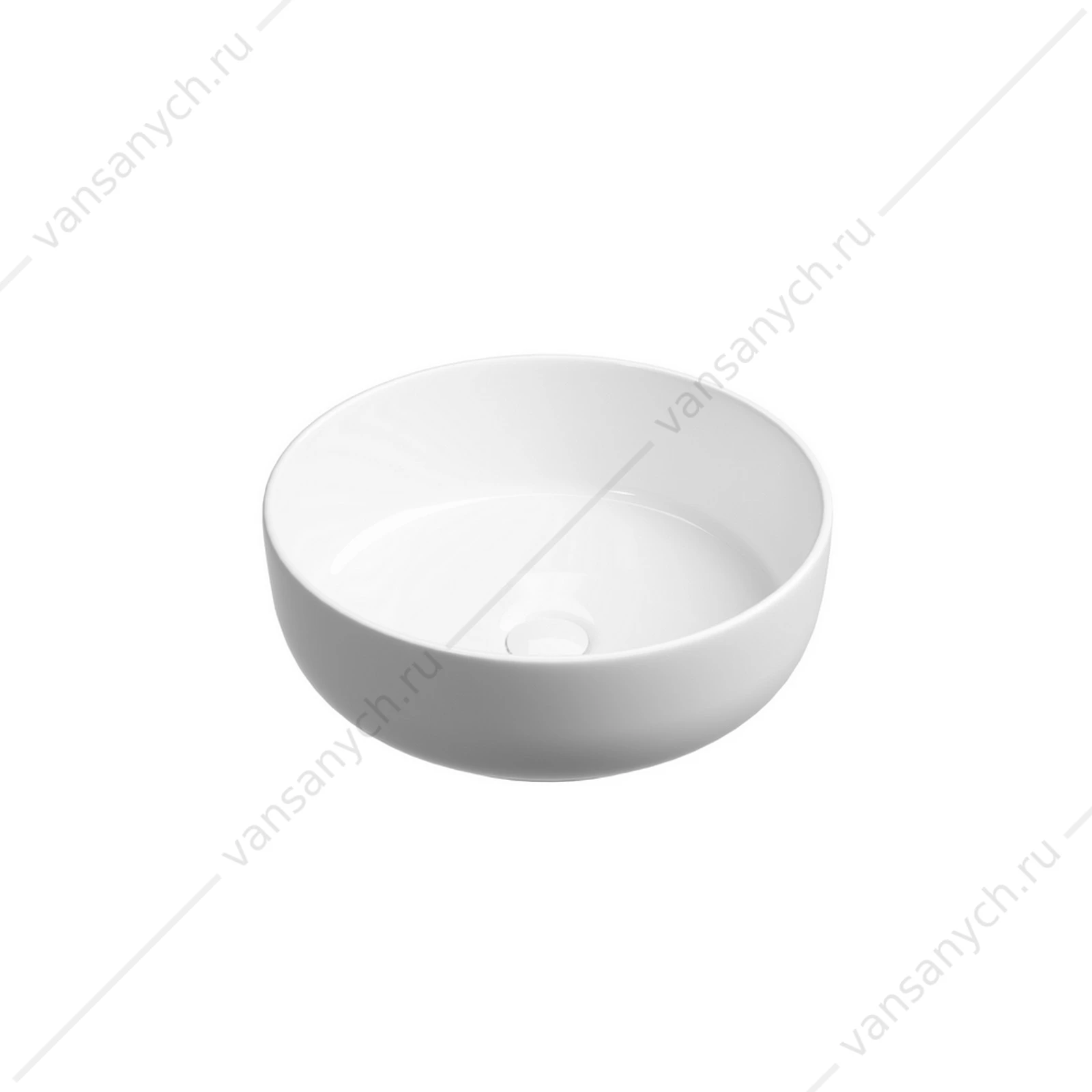 Раковина 38см Ceramica Nova TAYCAN CN12003 накладная белый