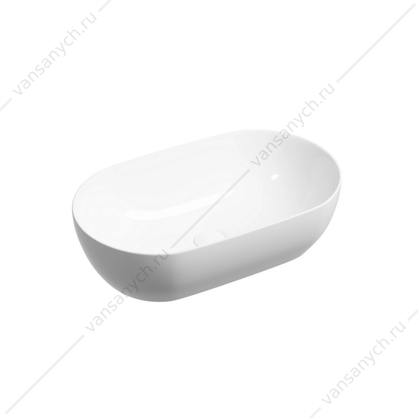 Раковина 50см Ceramica Nova TWIST CN12001 накладная белый