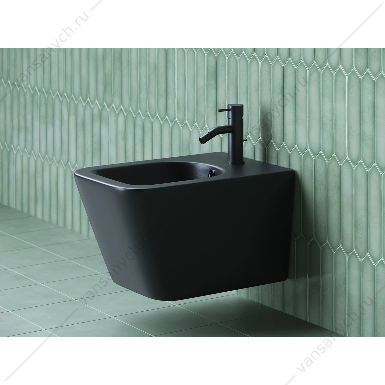 Биде Ceramica Nova METRIC CN3008MB черный матовый подвесное