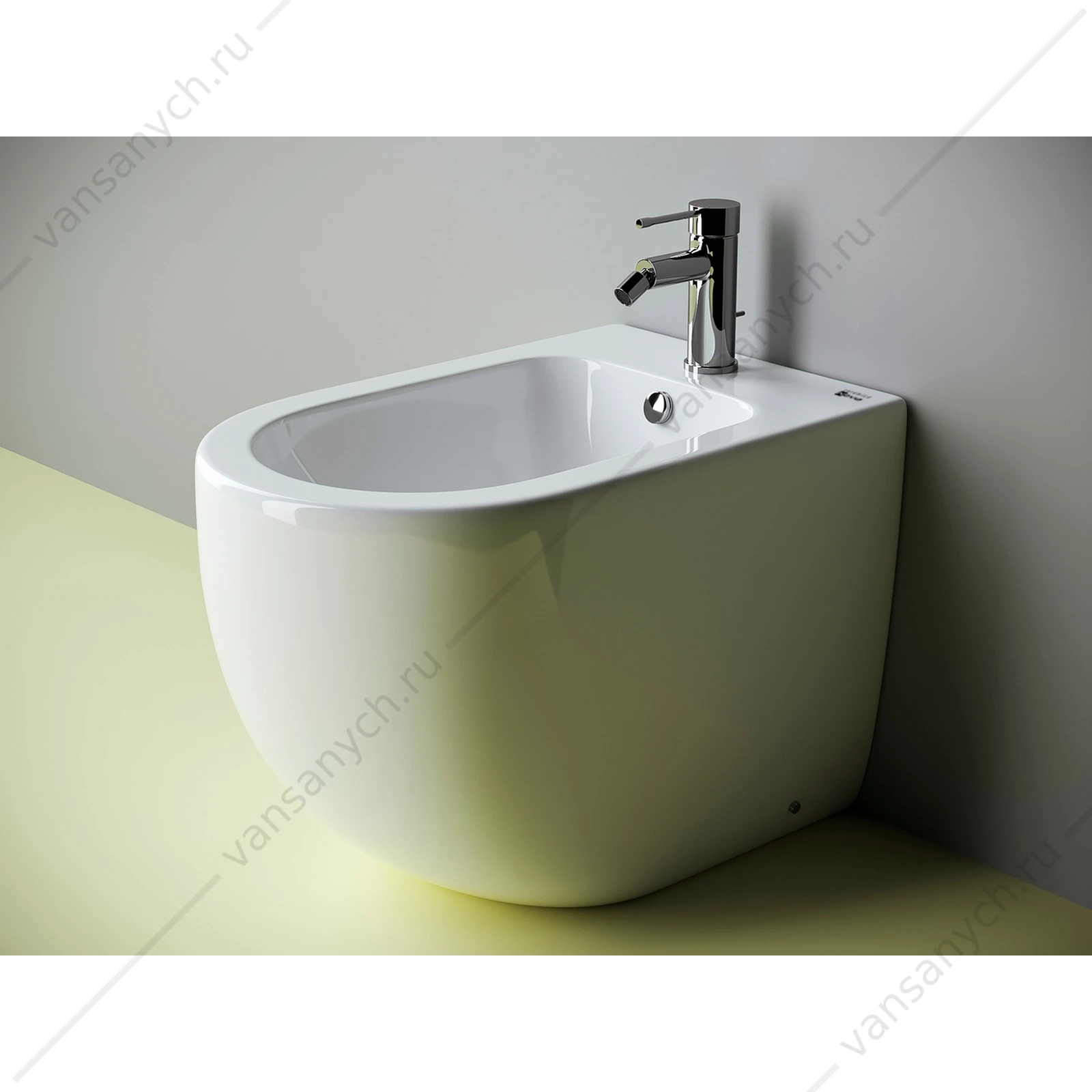 Биде Ceramica Nova METROPOL CN4005 белый напольное