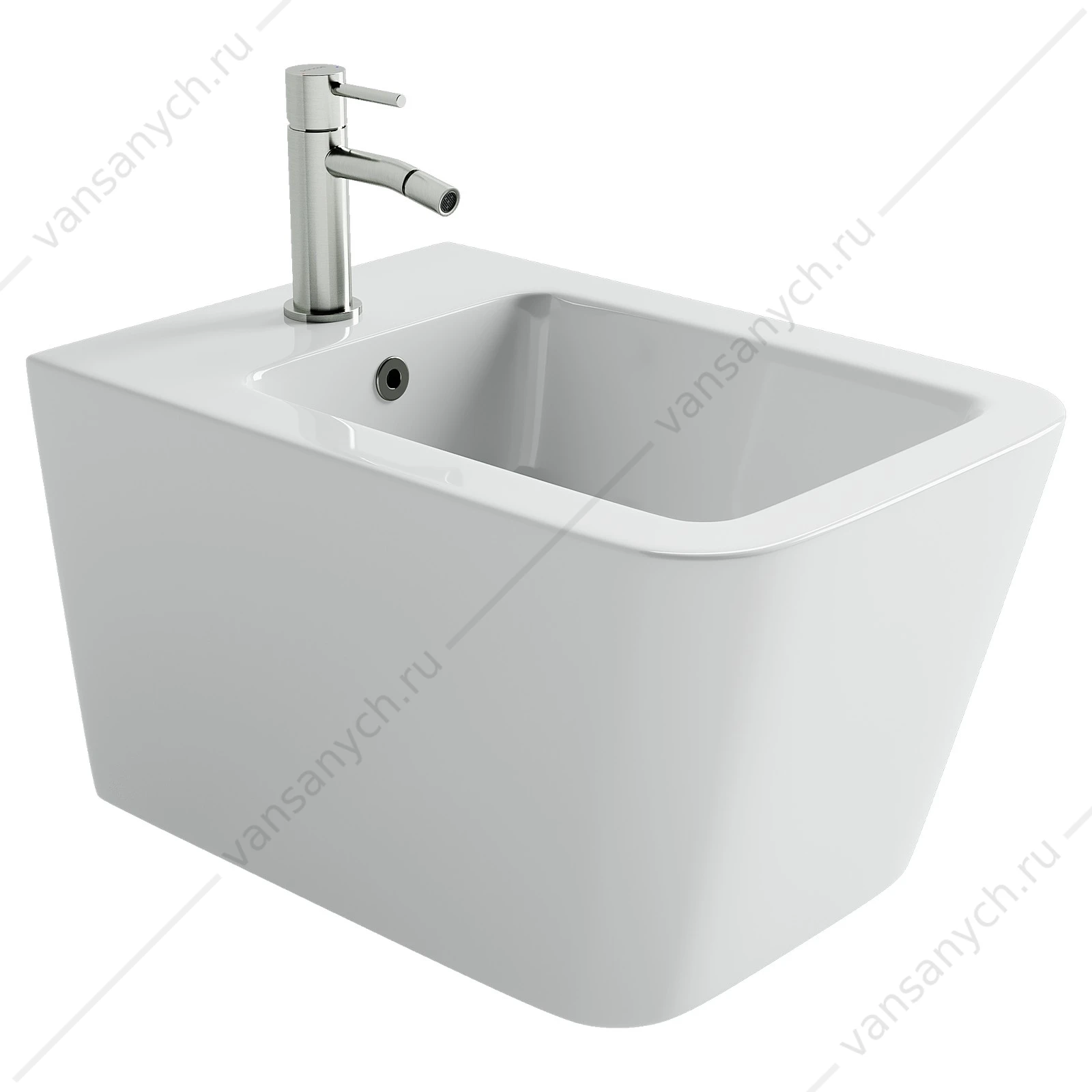 Биде Ceramica Nova Miro CN11004 белый подвесное