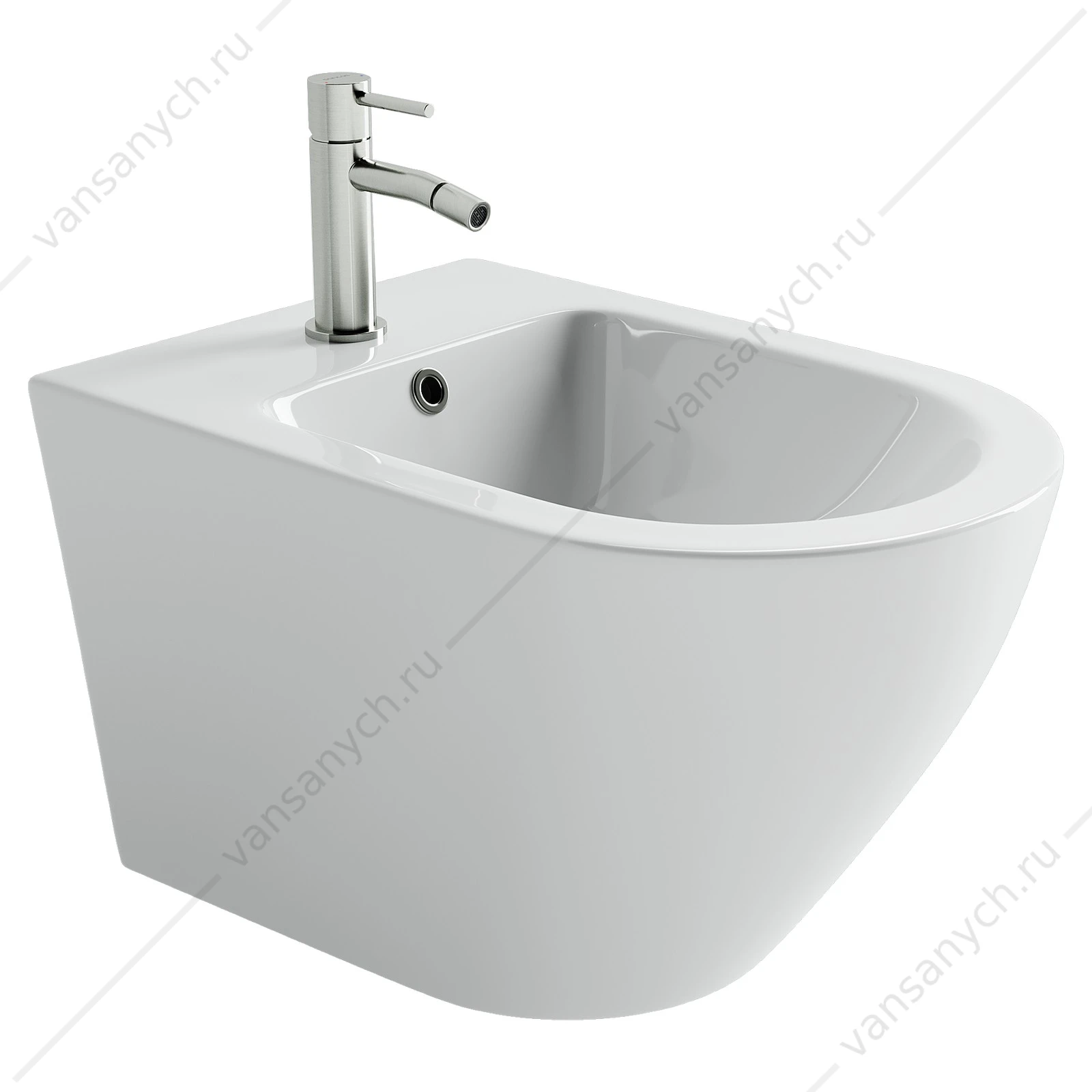 Биде Ceramica Nova Whirl CN11008 подвесное
