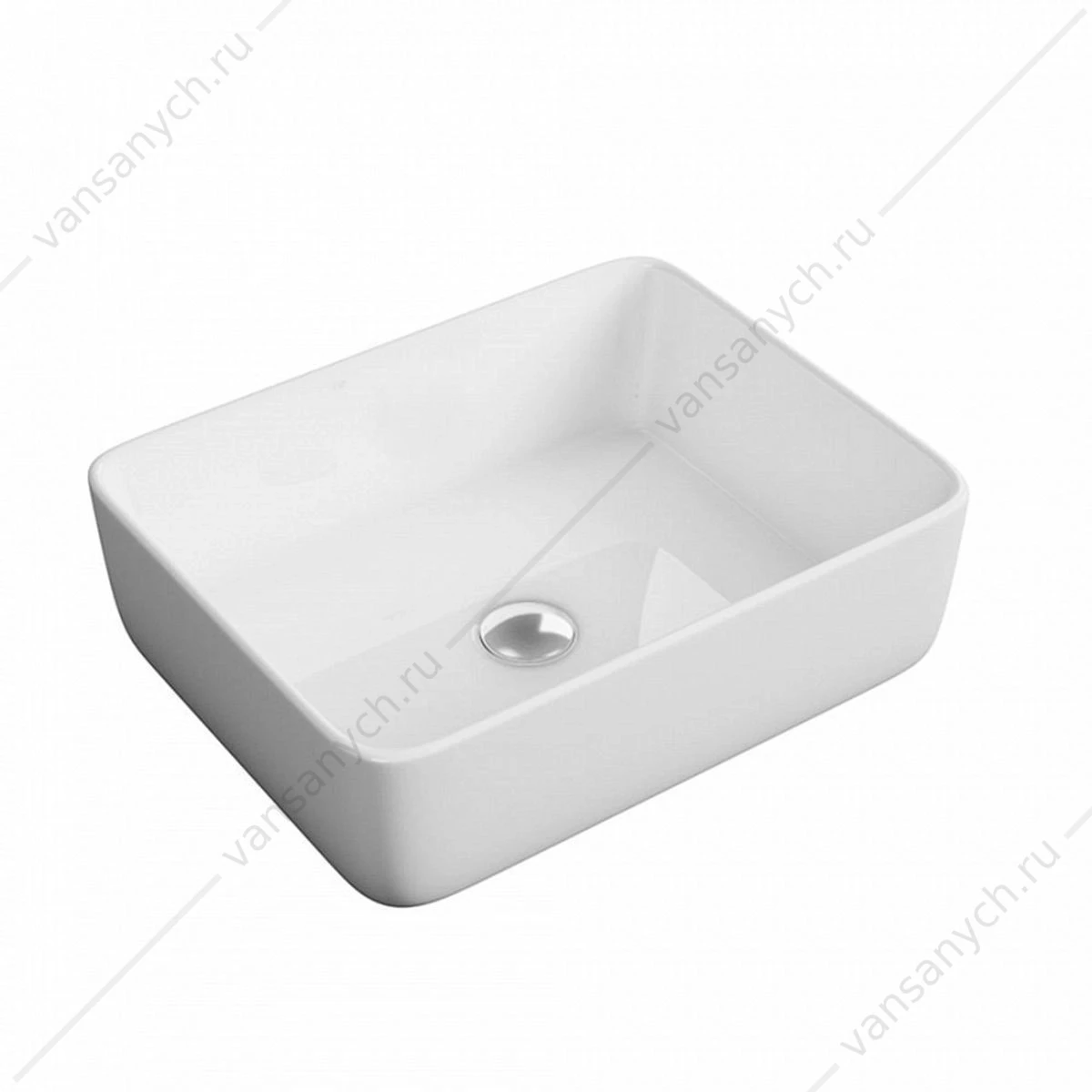 Раковина 48х37 накладная Watersense Eva 50 W00001 белая