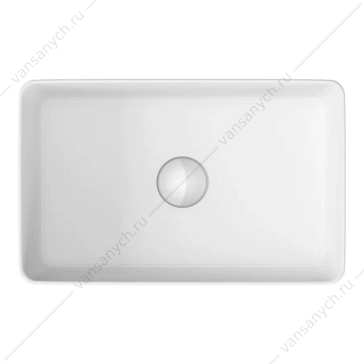 Раковина 38х24 накладная Watersense Eva Mini 38 W00010 белая