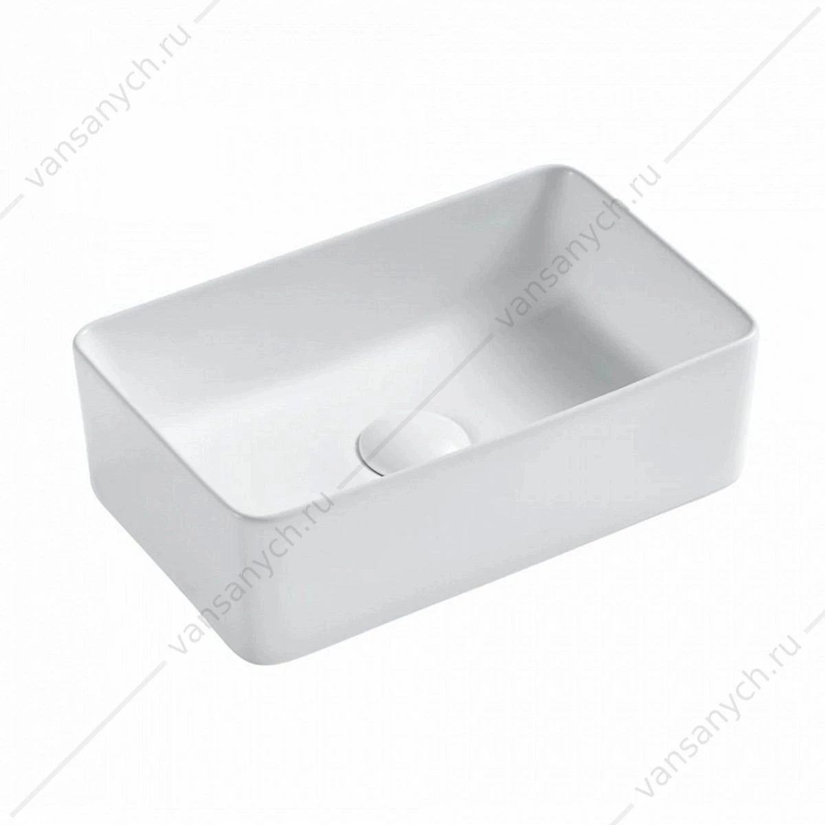Раковина 38х24 накладная Watersense Eva Mini 38 W00010 белая