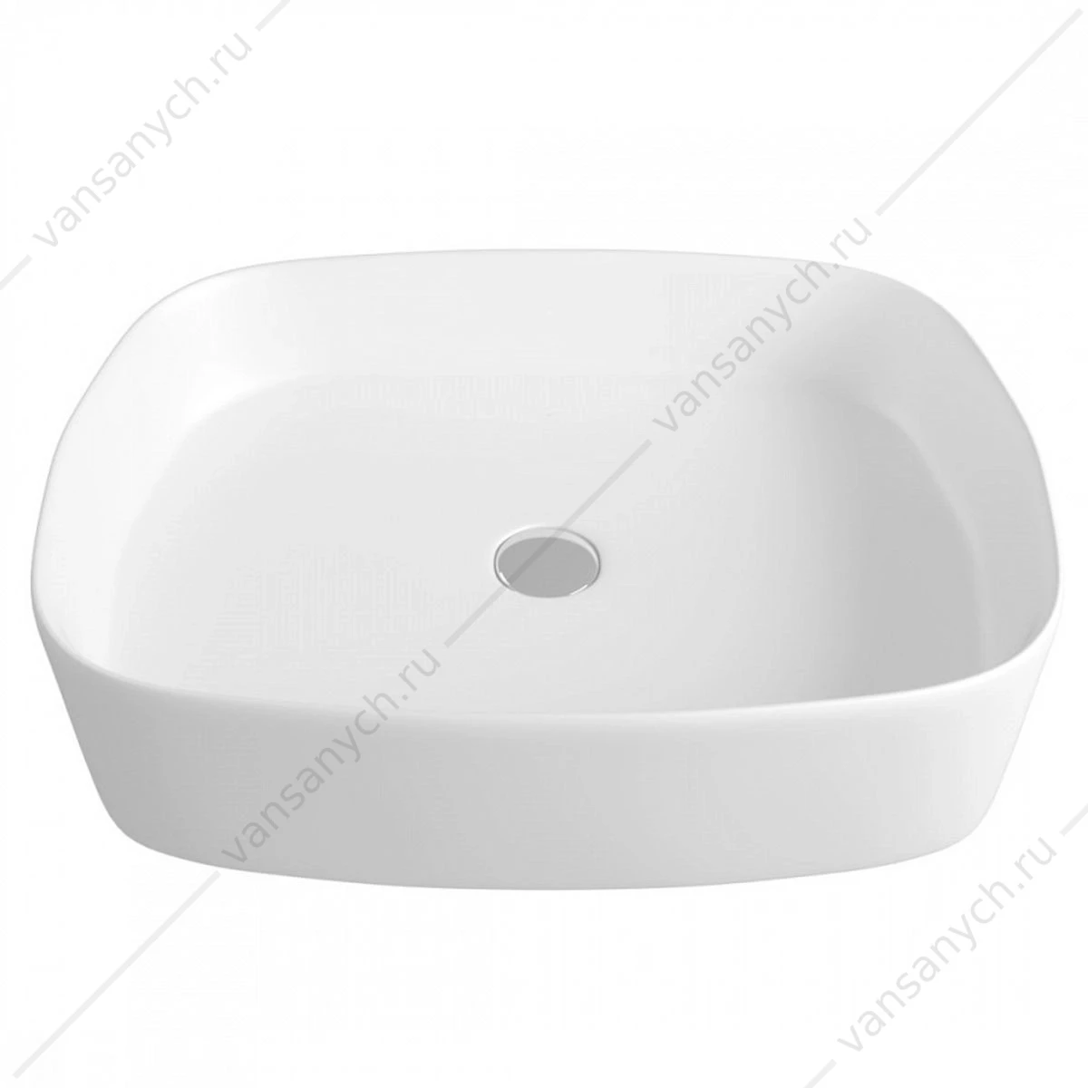 Раковина 51х38 накладная Watersense Rita 51 W00022 белая