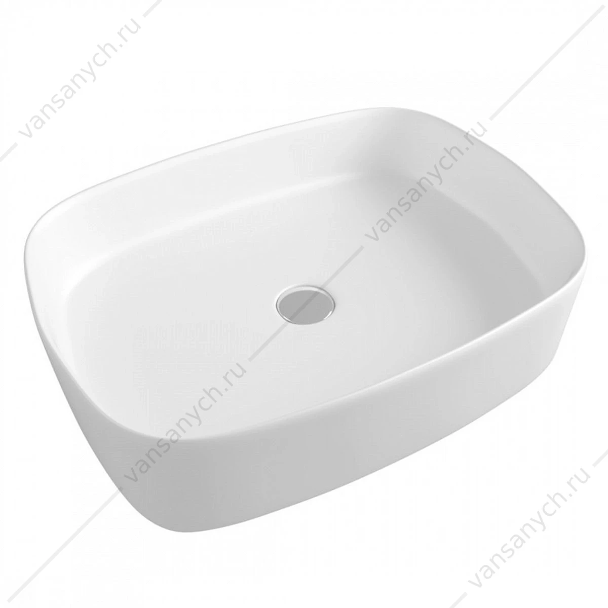 Раковина 51х38 накладная Watersense Rita 51 W00022 белая