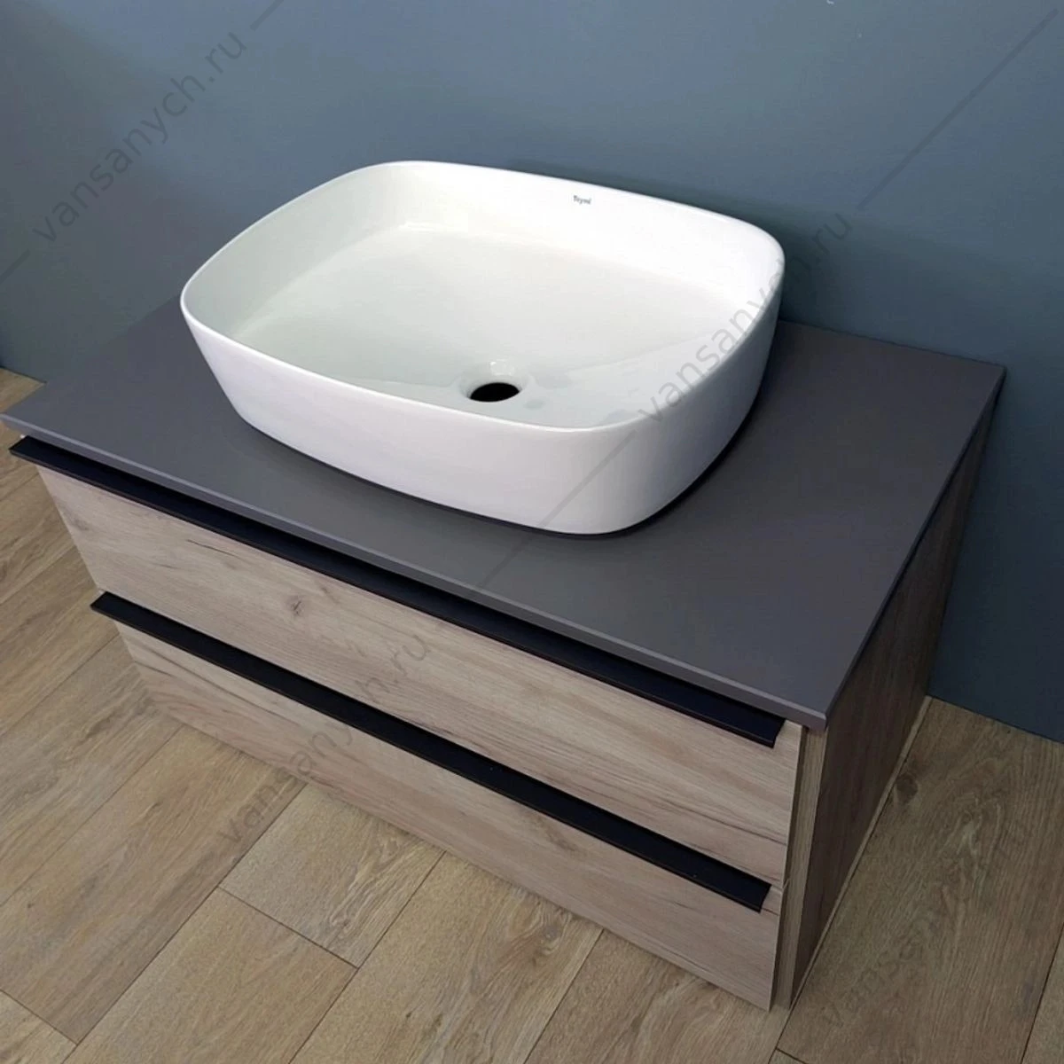 Раковина 51х38 накладная Watersense Rita 51 W00022 белая
