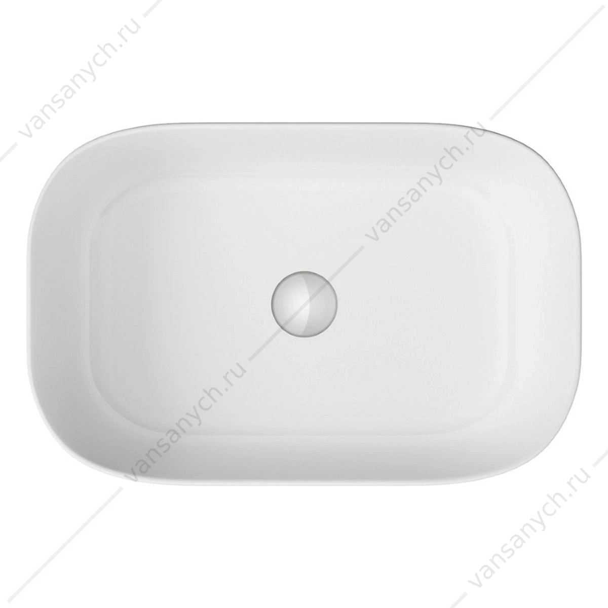 Раковина 61х40 накладная Watersense Rita 60 W00015 белая
