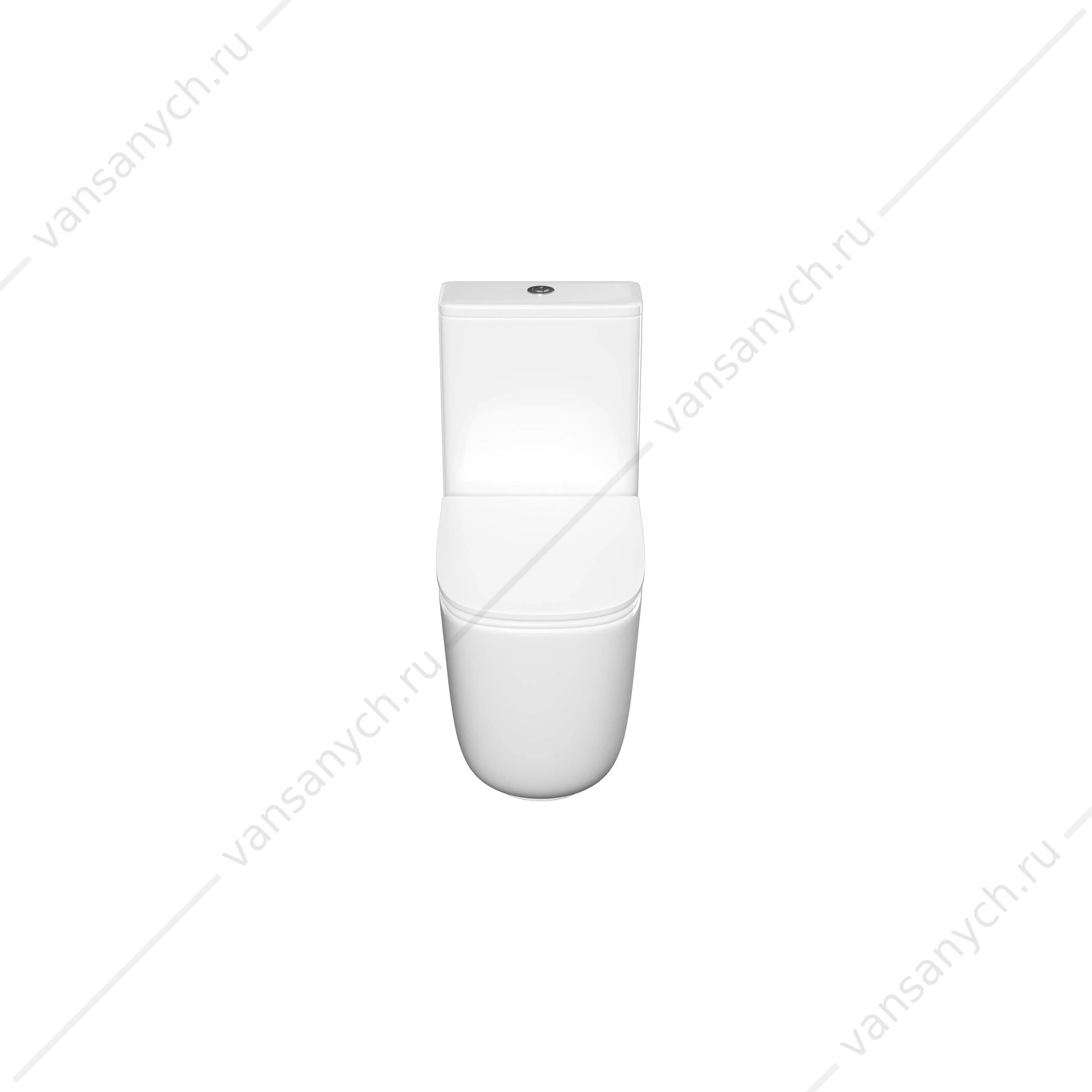 Унитаз безободковый, смыв Торнадо Aquatek Optima Plus Square напольный AQ4451-00