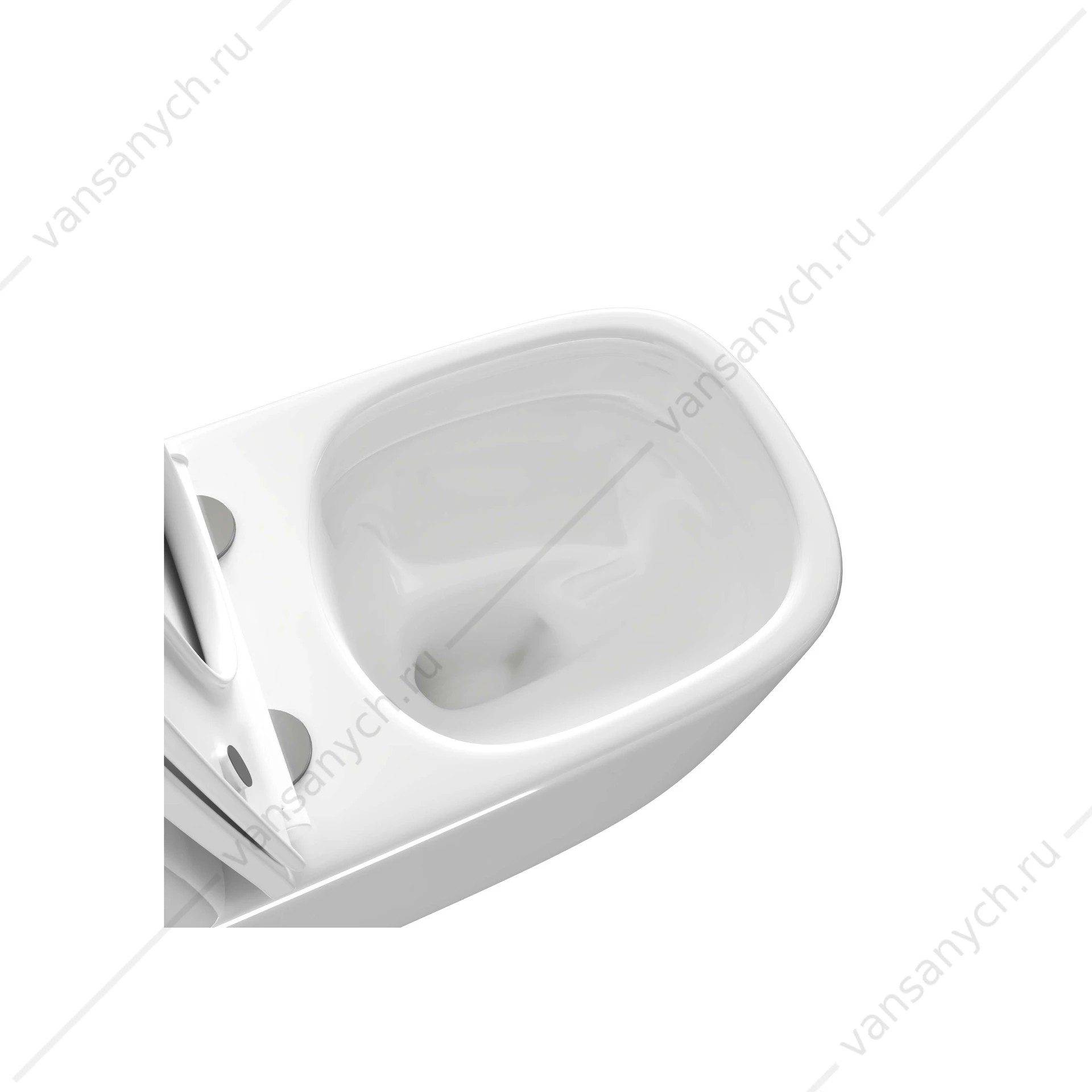 Унитаз безободковый, смыв Торнадо Aquatek Optima Plus Square напольный AQ4451-00