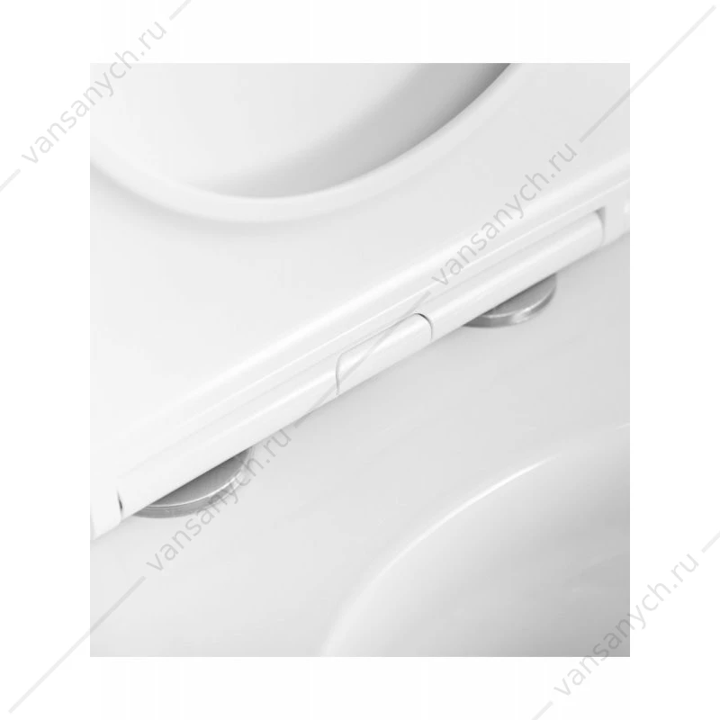 Унитаз безободковый, смыв Торнадо с сиденьем BelBagno ETNA подвесной BB008CH-TOR/SC