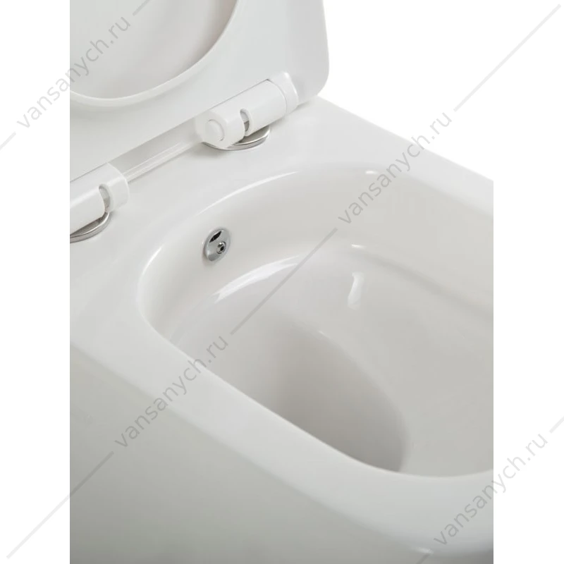Унитаз с функцией биде, смыв Торнадо, со смесителем BELBAGNO KRAFT-TOR подвесной BB7106CH-TOR-BS/SC