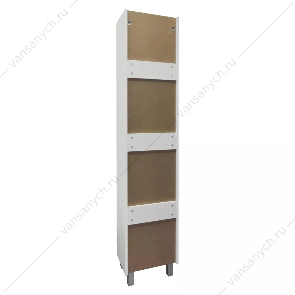 Пенал 40х190 напольный Comforty Валдай-40Н белый матовый, 00-00020473CF