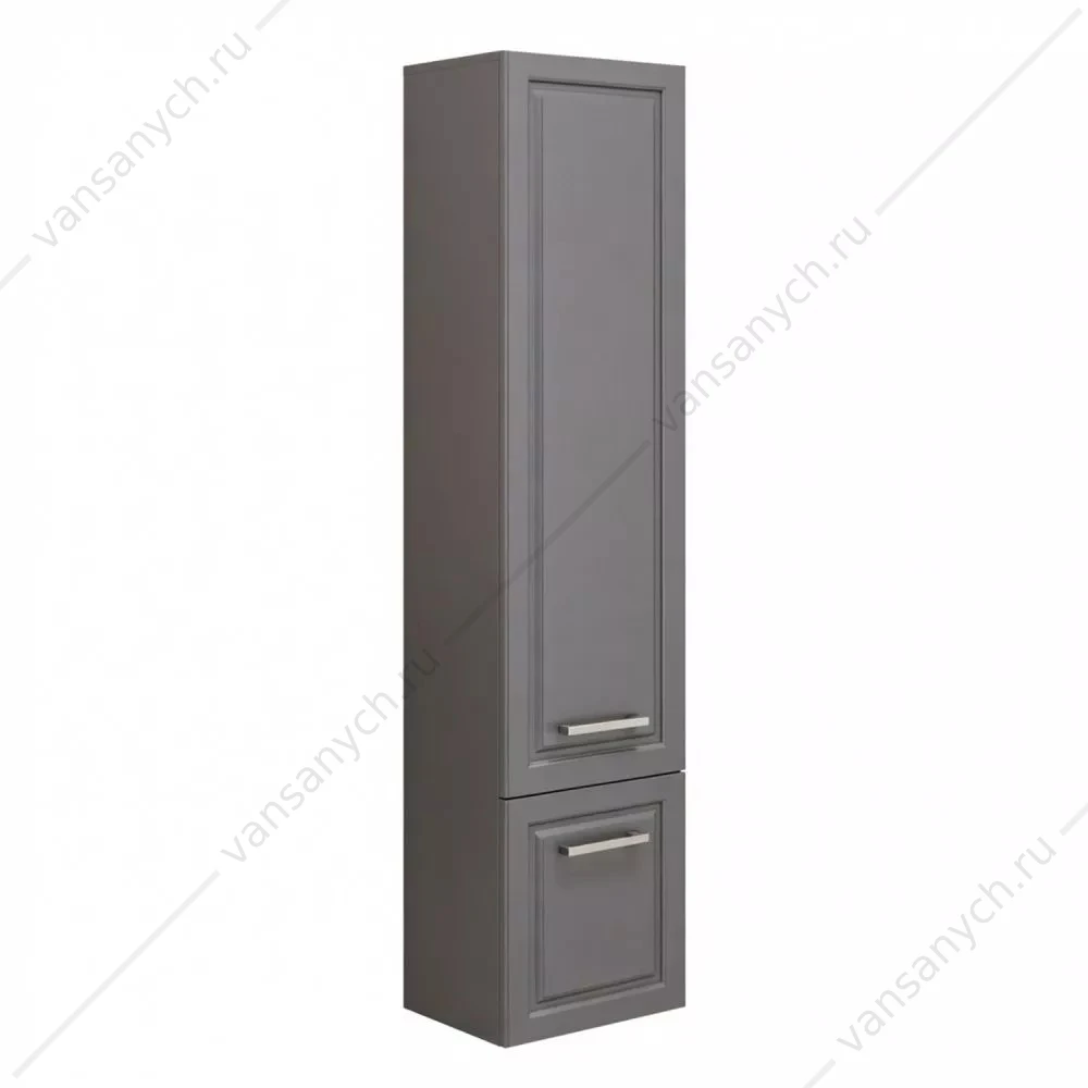 Пенал 40х160 подвесной Comforty Бросно-40П оружейная сталь, 00-00020779CF