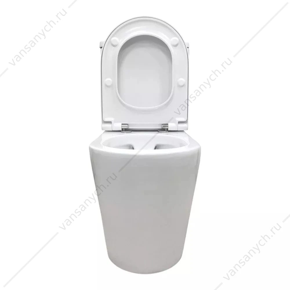 Унитаз-компант безободковый Comforty CF41273S1 с сиденьем дюропласт с микролифтом