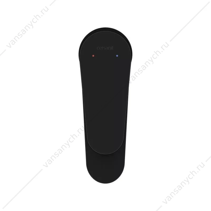 Смеситель для раковины компактный Cersanit Lara 64969 чёрный