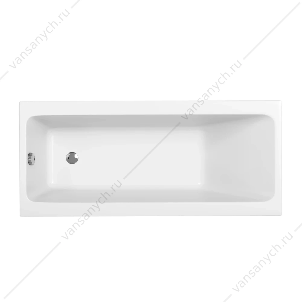 Ванна 170х75 Cersanit VIVO, белый, прямоугольная 68387