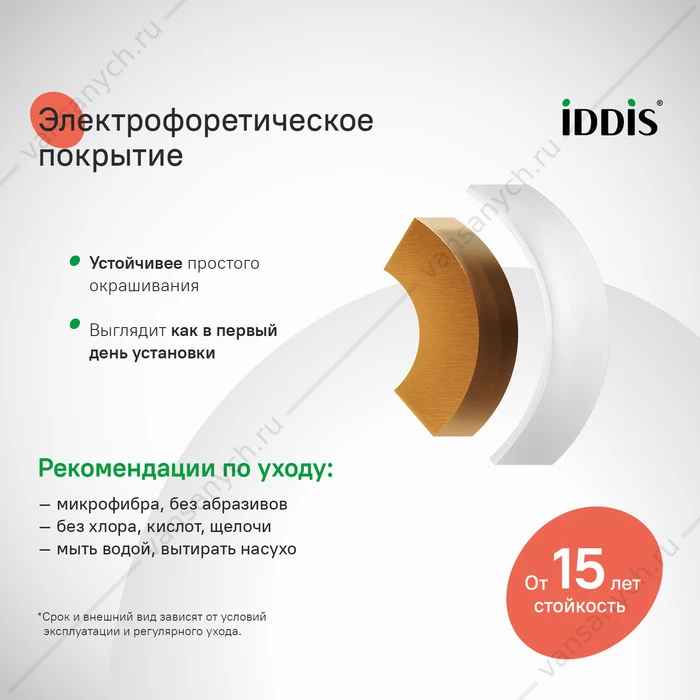 Душевая система стропическим душем IDDIS Odda белый матовый ODDWTTHi06
