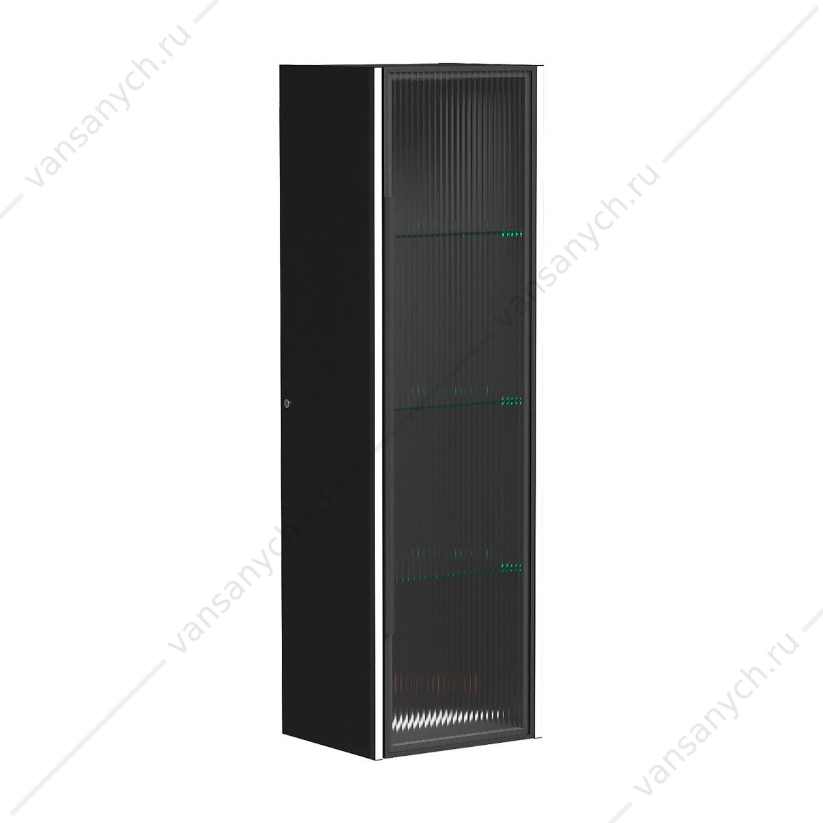 Пенал 36х120 подвесной EQUIL Stoune 36 ppSTOUNE36.R/L-35, дуб черный