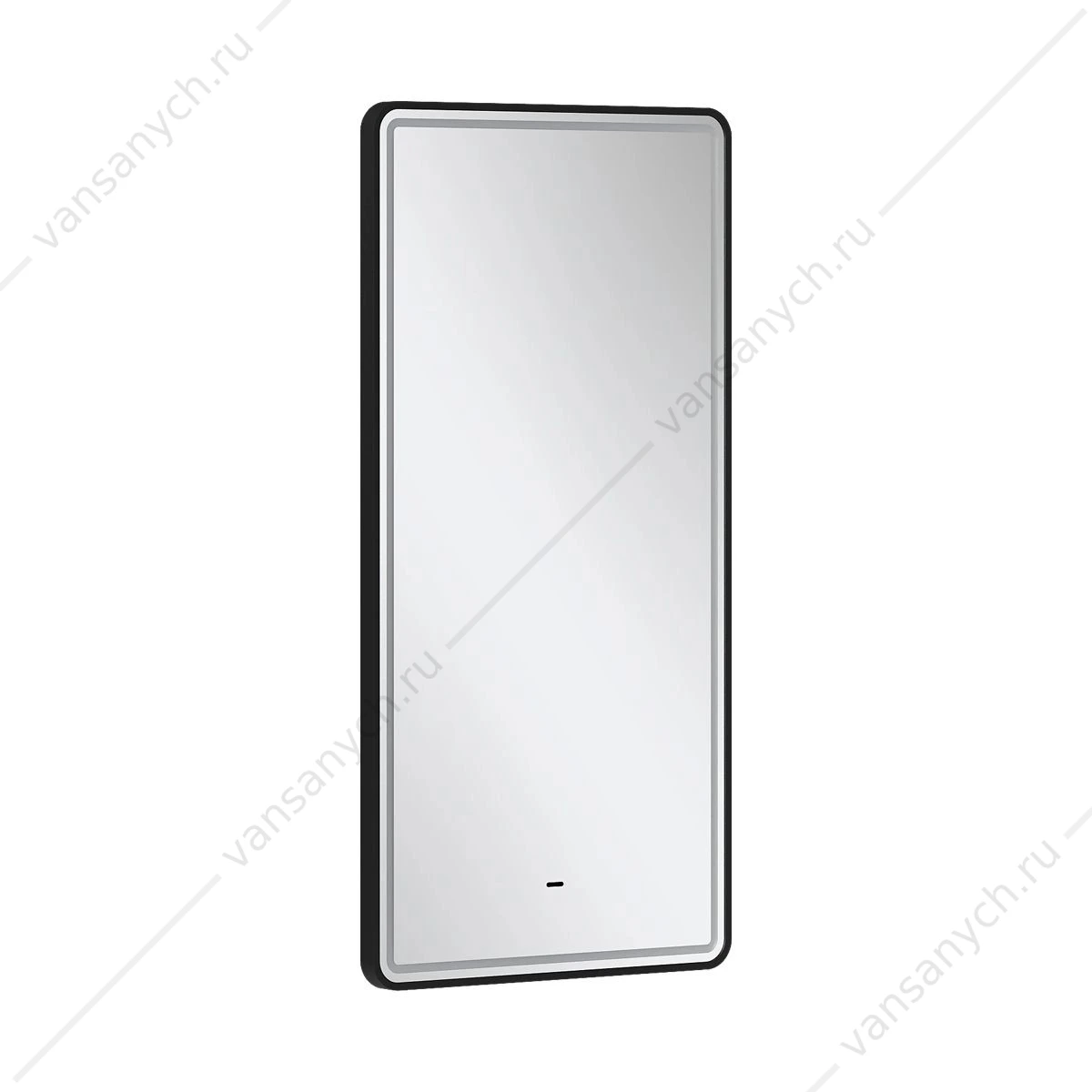 Зеркало 50х90 с подсветкой EQUIL Stoune zkSTOUNE50-15, черный