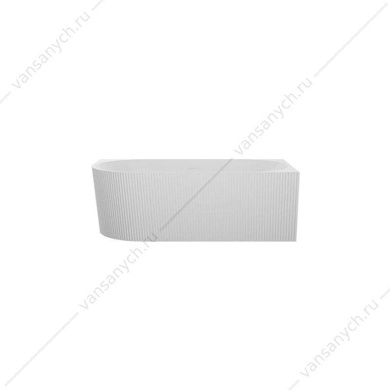 Ванна 170х80 пристенная угловая BelBagno акриловая  белая BB714 BB714-1700-800-R ПРАВАЯ