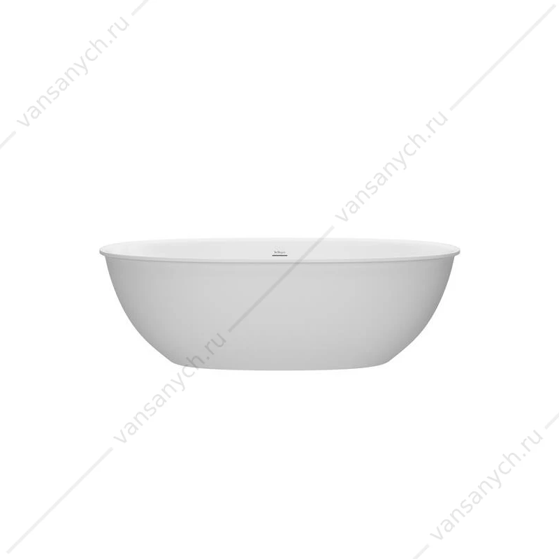Ванна 170х76 отдельностоящая из иск. камня Solid Surface BelBagno MARINO, BB-MARINO-170-76-54-SSB