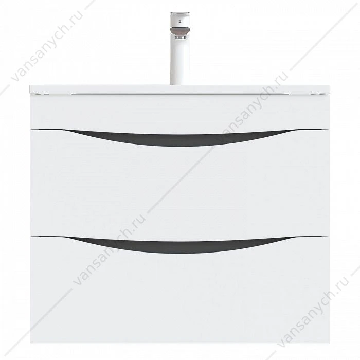 Тумба с умывальником, подвесная, 60 см, белая, Cloud, IDDIS, CLO60W0i95K