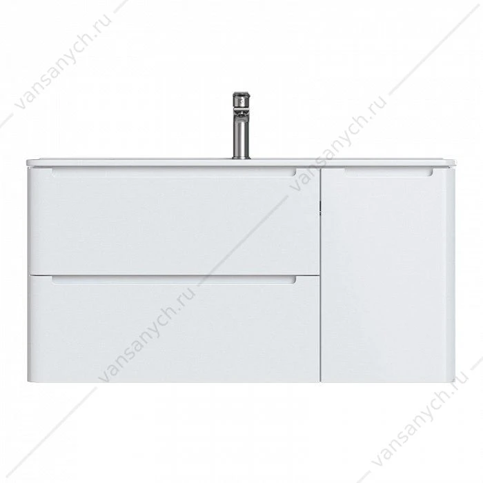 Тумба с умывальником, подвесная, 100 см, белая, Edifice, IDDIS, EDI10W1i95K