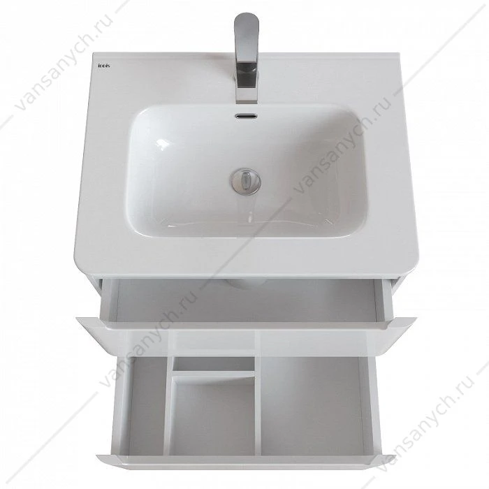 Тумба с умывальником, подвесная, 60 см, белая, Edifice, IDDIS, EDI60W0i95K