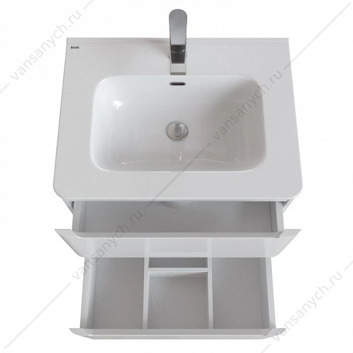 Тумба с умывальником, подвесная, 60 см, белая, Edifice, IDDIS, EDI60W0i95K