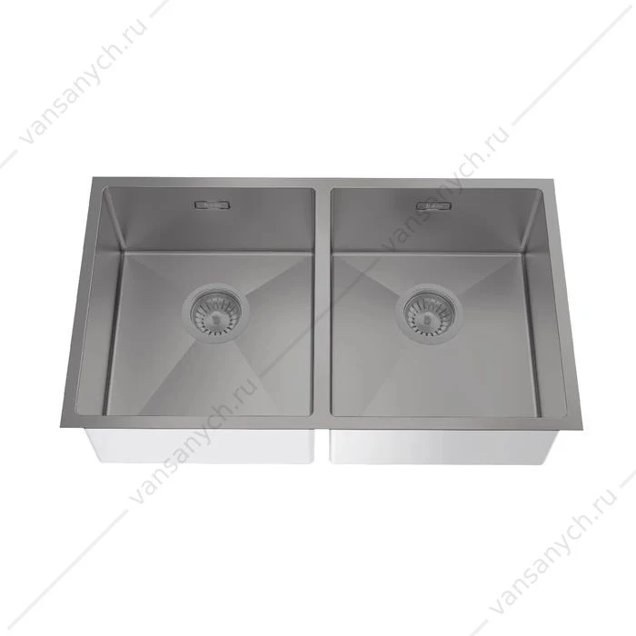 Мойка 74х44 IDDIS Edifice графит EDI75G2i77
