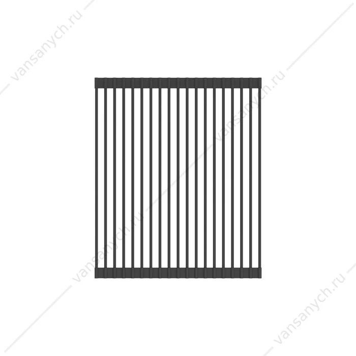 Ролл-мат, нерж. сталь, черный, 349*430, Kitchen Line, IDDIS, ROL35BLi59