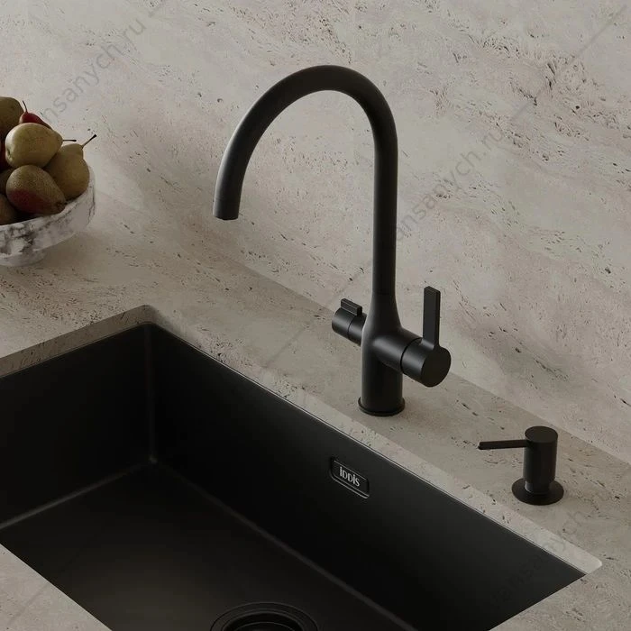 Дозатор черный IDDIS Kitchen Line SDIBL00i59