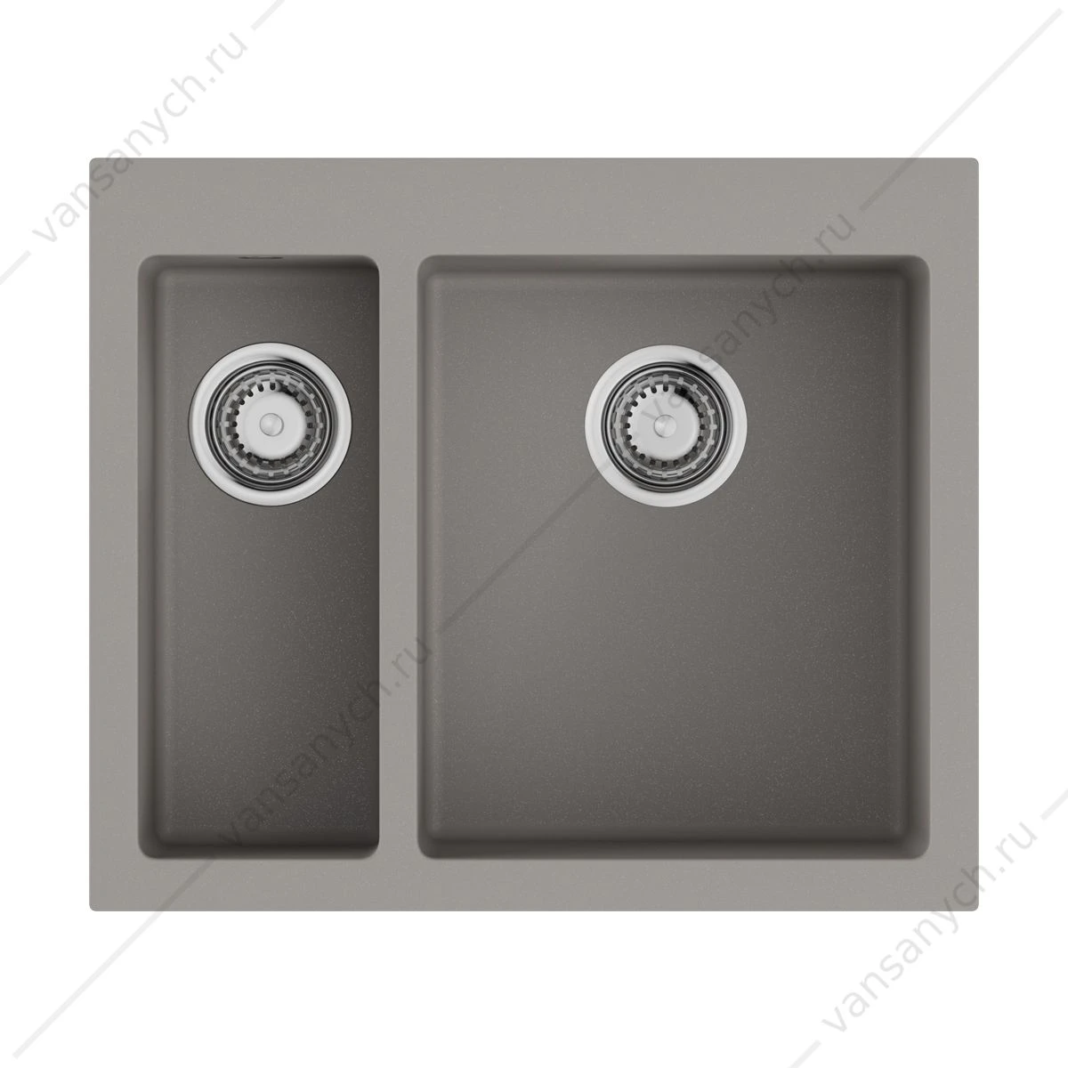 Мойка Omoikiri Bosen 59-2-GR Tetogranit/leningrad grey
