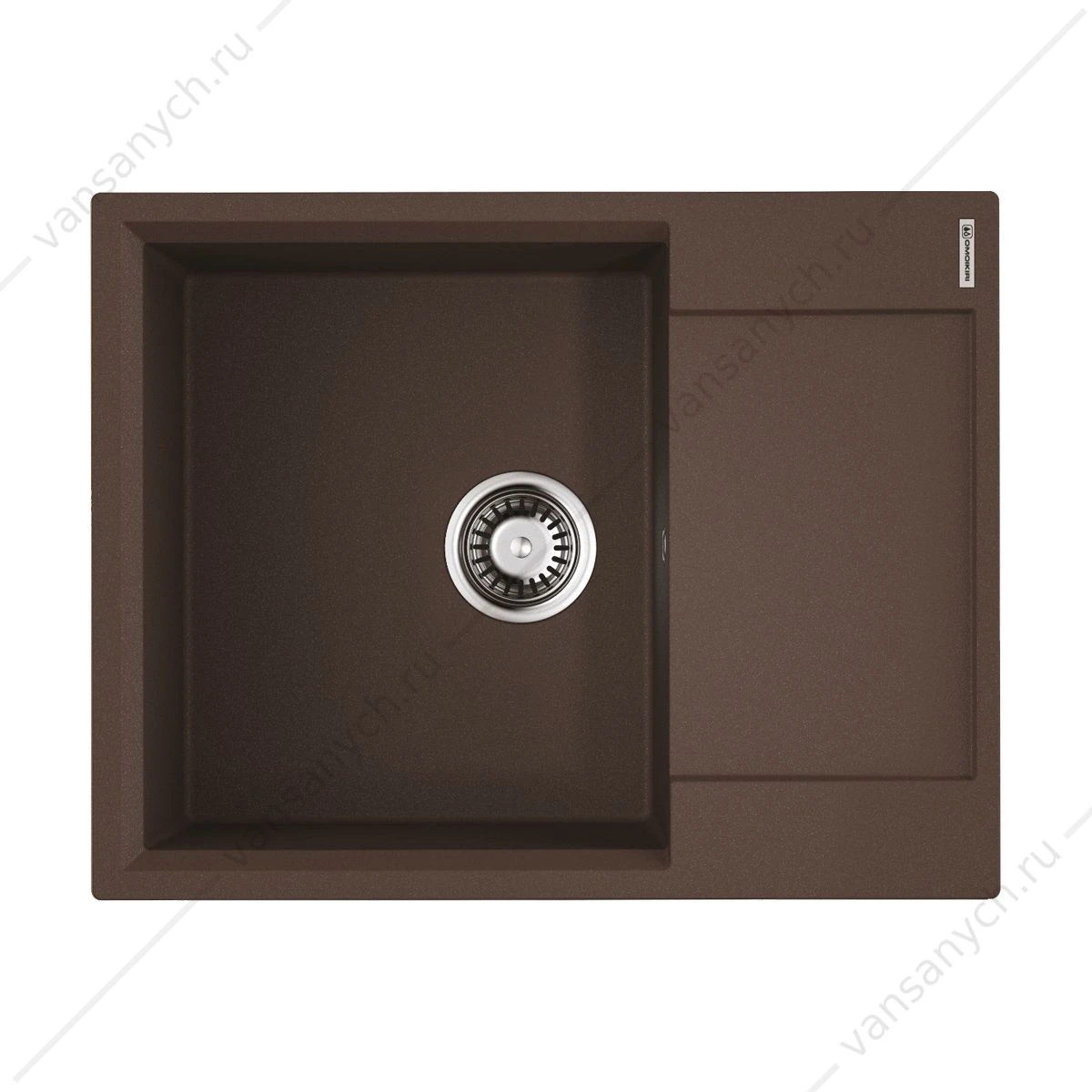 Мойка Omoikiri Daisen 65T-DC Tetogranit/темный шоколад