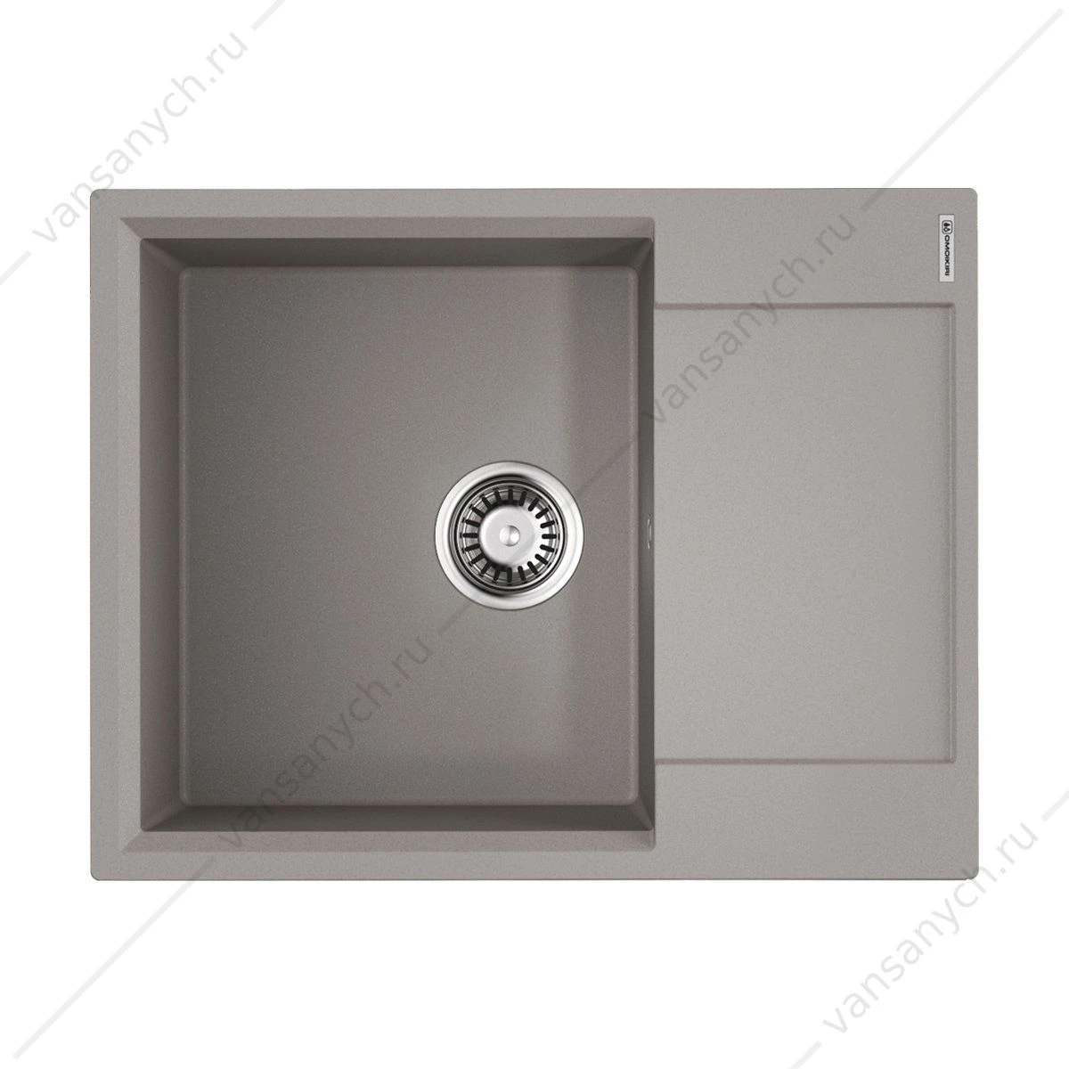 Мойка Omoikiri Daisen 65T-GR Tetogranit/leningrad grey