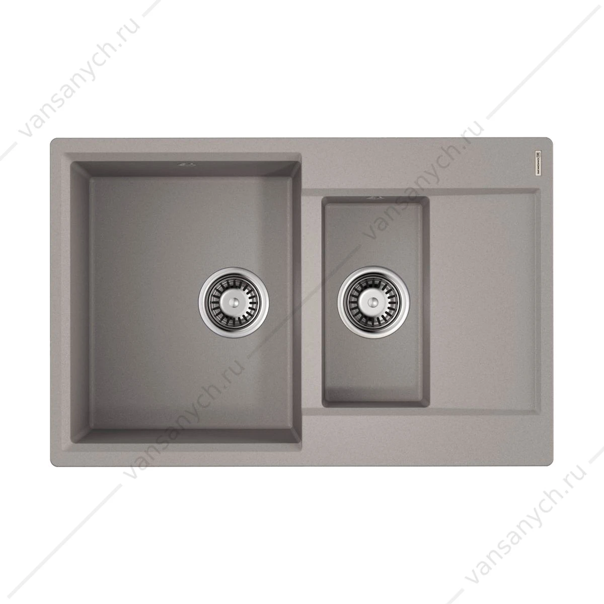 Мойка Omoikiri Daisen 78-2-GR leningrad grey