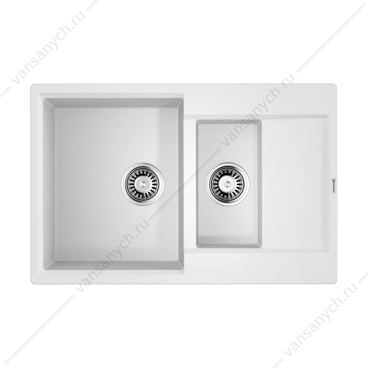 Мойка Omoikiri Daisen 78-2T-WH Tetogranit/белый