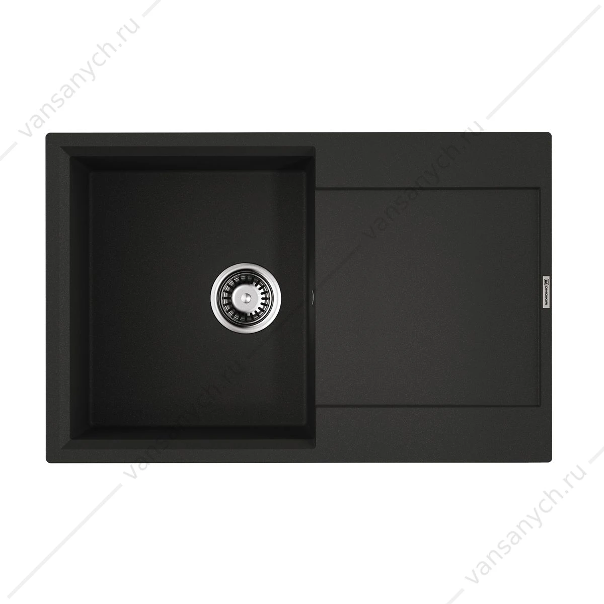 Мойка Omoikiri Daisen 78T-BL Tetogranit/черный