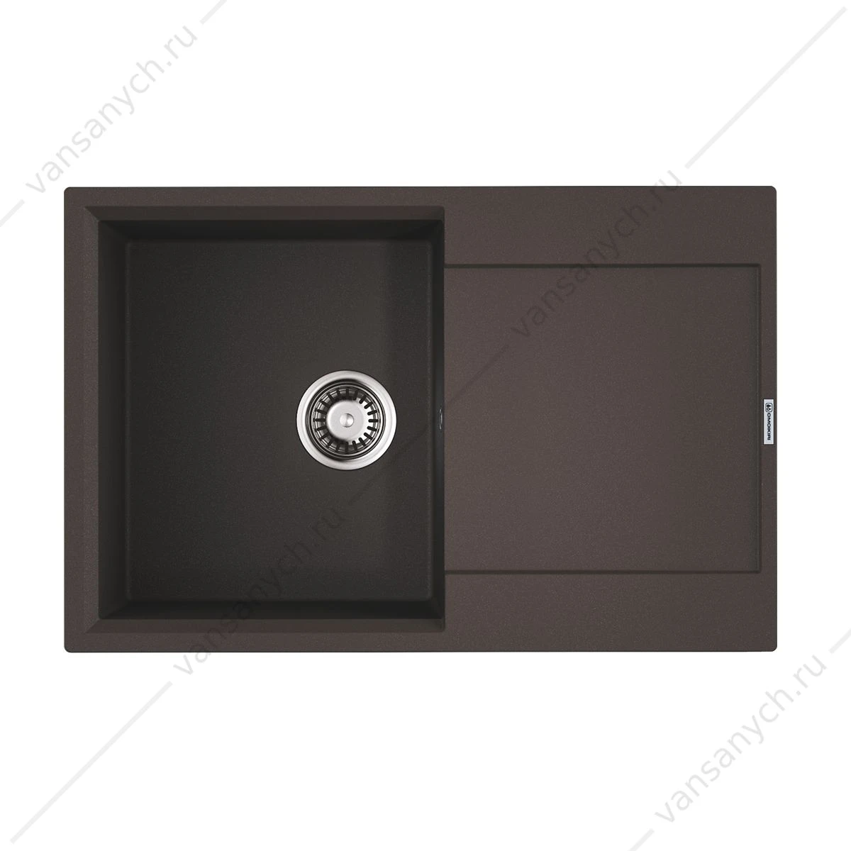 Мойка Omoikiri Daisen 78T-DC Tetogranit/темный шоколад
