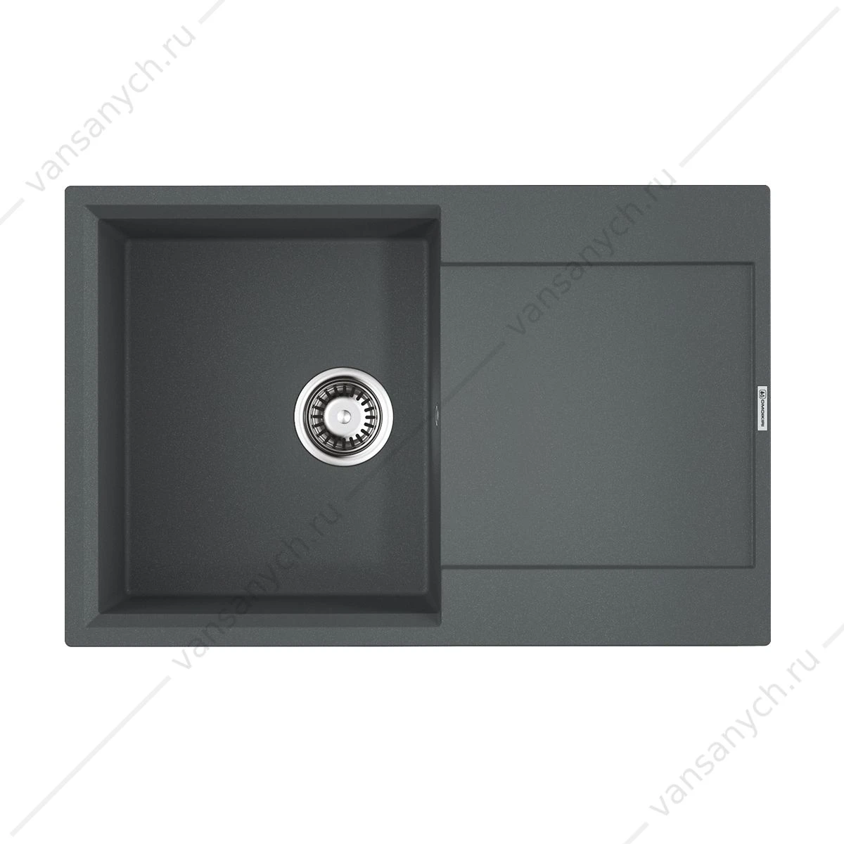 Мойка Omoikiri Daisen 78T-GR Tetogranit/leningrad grey