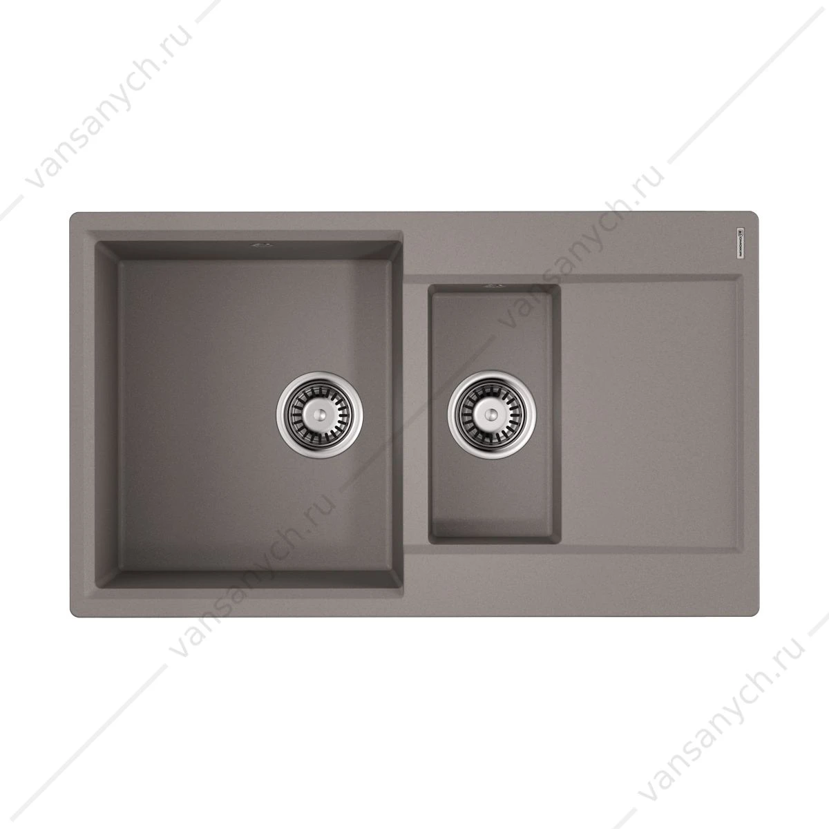Мойка Omoikiri Daisen 86-2-GR leningrad grey