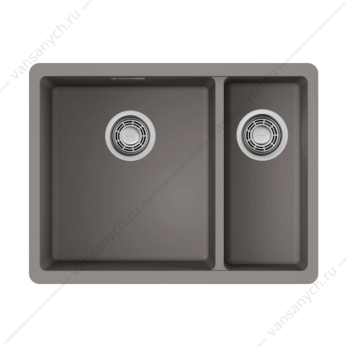 Мойка Omoikiri Kata 55-2-U-GR leningrad grey