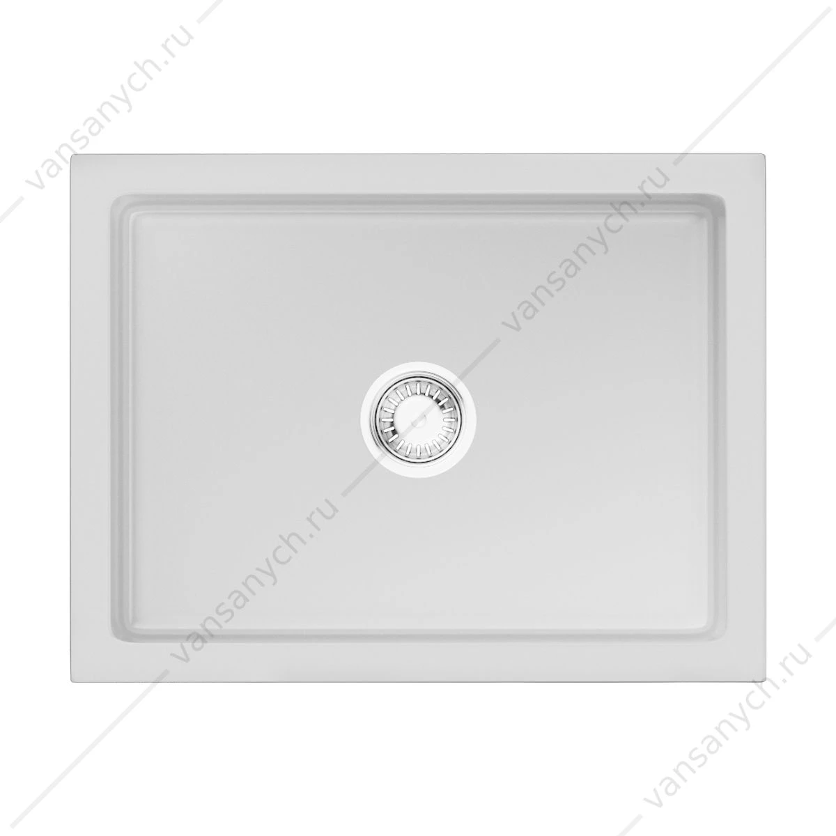 Мойка Omoikiri Mikura 61-WH Glossy Natceramic/белый глянцевый