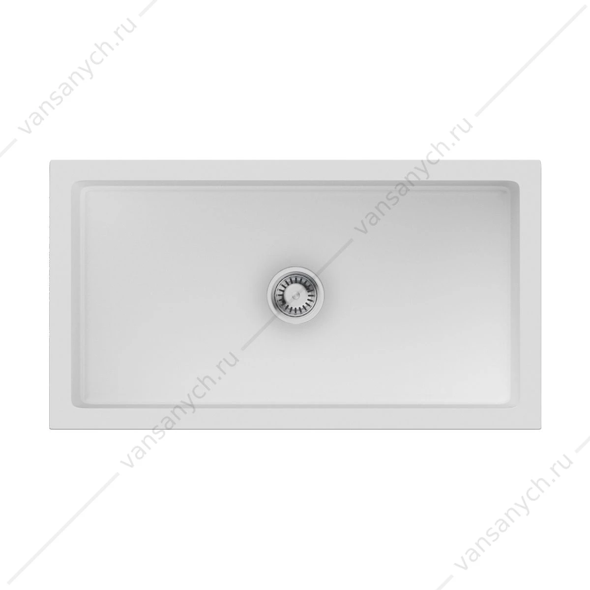 Мойка Omoikiri Mikura 83-WH Glossy Natceramic/белый глянцевый