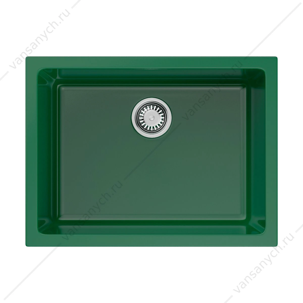 Мойка Omoikiri Okinoshima 61-U/I-RG Glossy Natceramic/royal green глянцевый