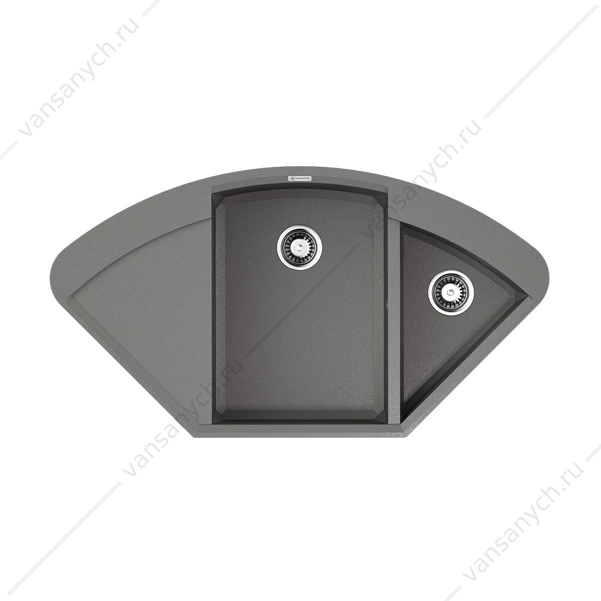 Мойка Omoikiri Sakaime 105C-GR Tetogranit/leningrad grey