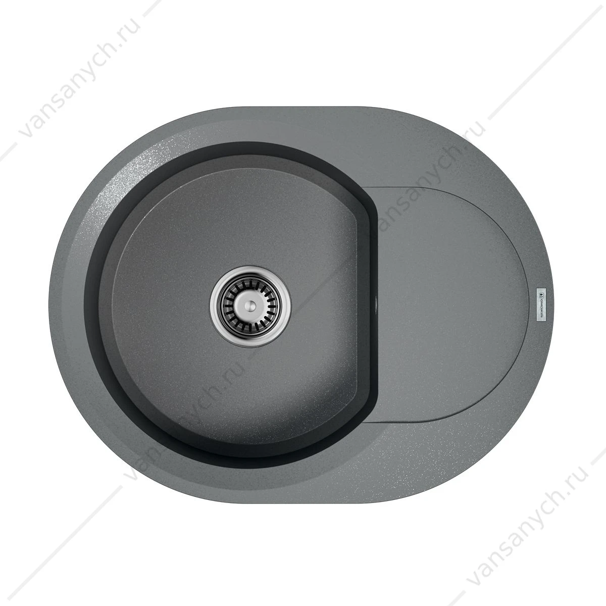 Мойка Omoikiri Sakaime 60E-GR Tetogranit/leningrad grey