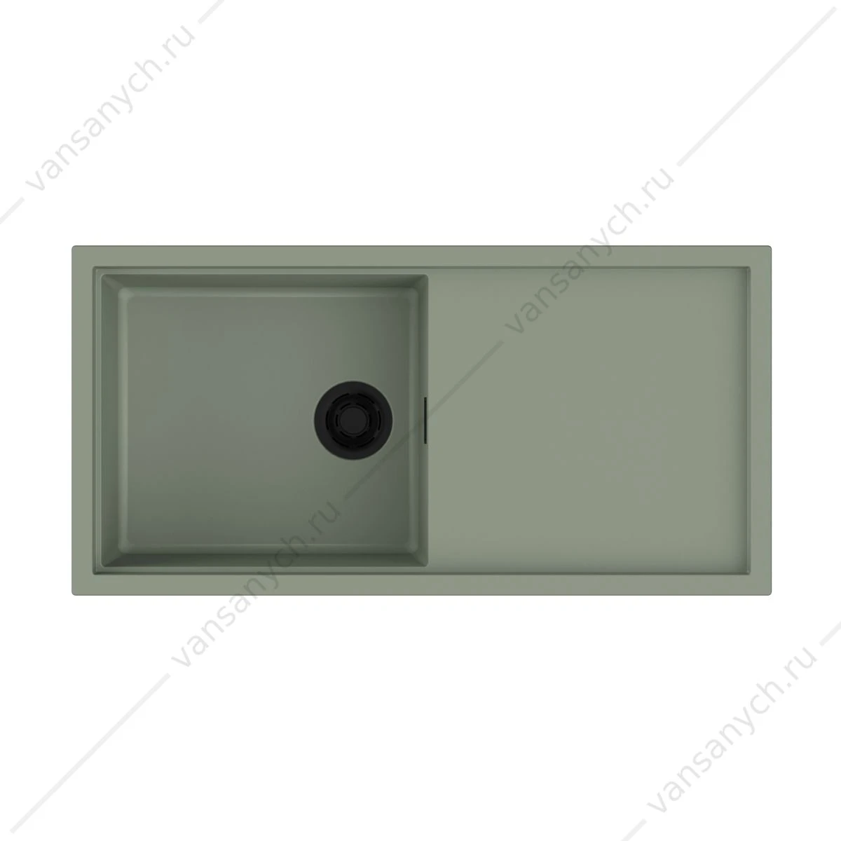 Мойка Omoikiri Sintesi 100-WG Artceramic/wind green